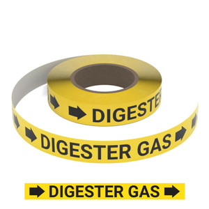 Digester Gas - Pipe Marking Roll