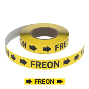 Freon (Yellow) - Pipe Marking Roll
