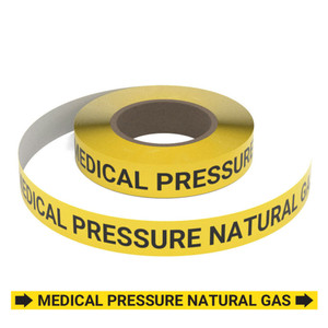 Medical Pressure Natural Gas - Pipe Marking Roll