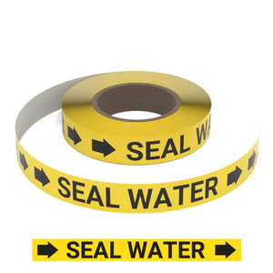 Seal Water (Yellow) - Pipe Marking Roll