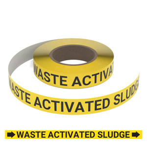 Waste Activated Sludge - Pipe Marking Roll