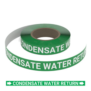 Condensate Water Return - Pipe Marking Roll