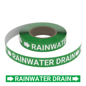 Rainwater Drain - Pipe Marking Roll