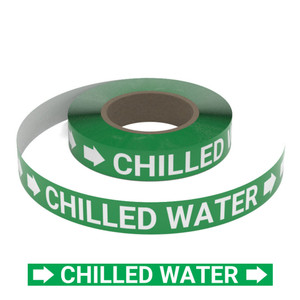 Chilled Water - Pipe Marking Roll