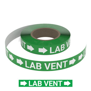 Lab Vent (Green) - Pipe Marking Roll
