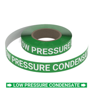 Low Pressure Condensate (Green) - Pipe Marking Roll