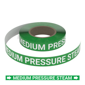 Medium Pressure Steam - Pipe Marking Roll