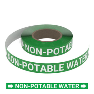 Non-Potable Water - Pipe Marking Roll