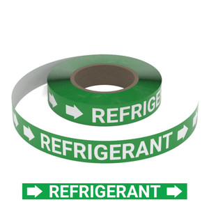 Refrigerant (Green) - Pipe Marking Roll