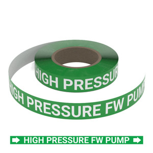 High Pressure Fw Pump - Pipe Marking Roll