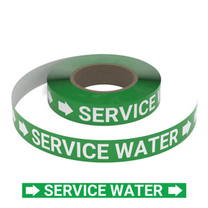 Service Water - Pipe Marking Roll