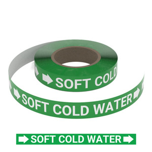 Soft Cold Water - Pipe Marking Roll