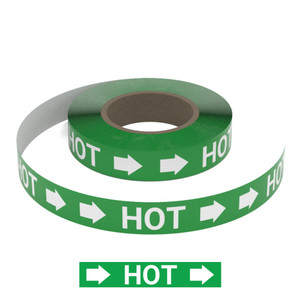 Hot (Green) - Pipe Marking Roll