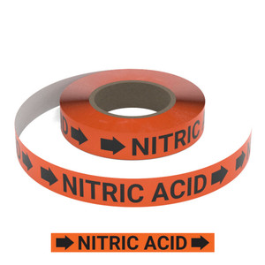 Nitric Acid - Pipe Marking Roll