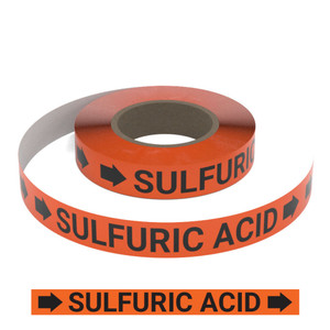Sulfuric Acid - Pipe Marking Roll