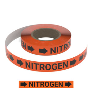 Nitrogen (Orange) - Pipe Marking Roll