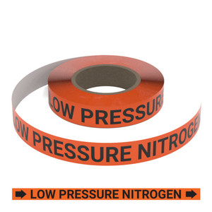 Low Pressure Nitrogen (Orange) - Pipe Marking Roll