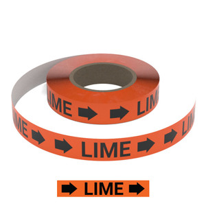 Lime (Orange) - Pipe Marking Roll