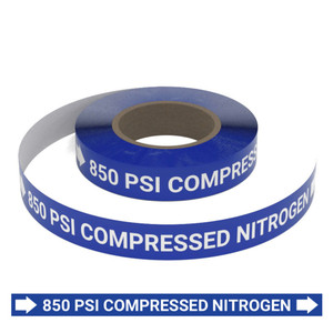850 PSI Compressed Nitrogen - Pipe Marking Roll