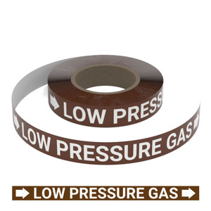 Low Pressure Gas - Pipe Marking Roll