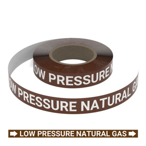 Low Pressure Natural Gas - Pipe Marking Roll