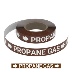 Propane Gas - Pipe Marking Roll