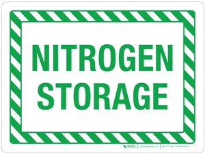Nitrogen Storage Landscape - Wall Sign