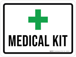 Medical Kit Landscape - Wall Sign