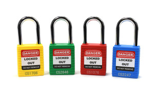 38mm Steel Shackle Lockout Padlock – Keyed Different