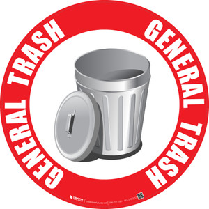 General Trash - Floor Sign General Trash - Floor Sign