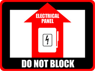 Electrical Panel - Do Not Block