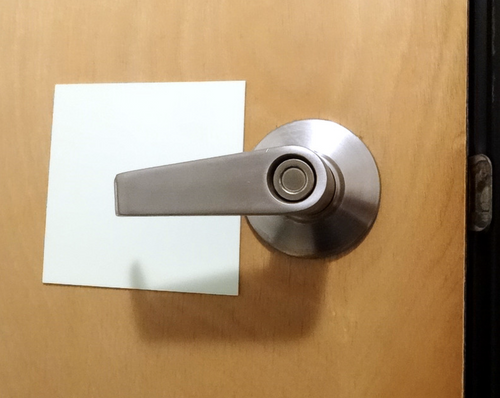 PERMALIGHT® Glow: Egress Door Handle Backing