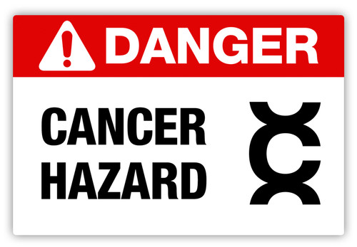 Danger - Cancer Hazard Label
