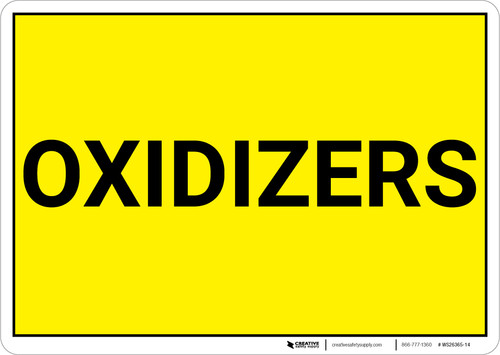 Oxidizers Landscape - Wall Sign