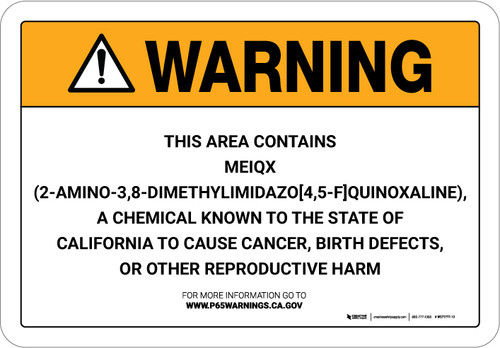 Warning: Prop 65 Medroxyprogesterone Acetate - Wall Sign