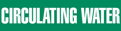 Circulating Water Pipe Marking Wrap