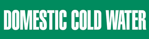 Dom Cold Water Pipe Marking Wrap
