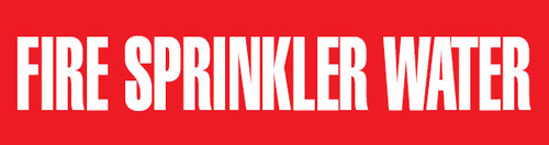 Fire Sprinkler Wat Pipe Marking Wrap
