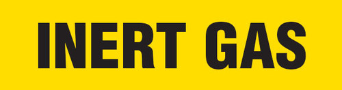 Inert Gas Pipe Marking Wrap (Yellow/Black)