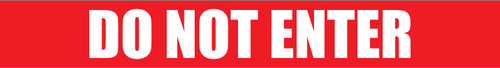 Do Not Enter Inline Printed Floor Marking Tape