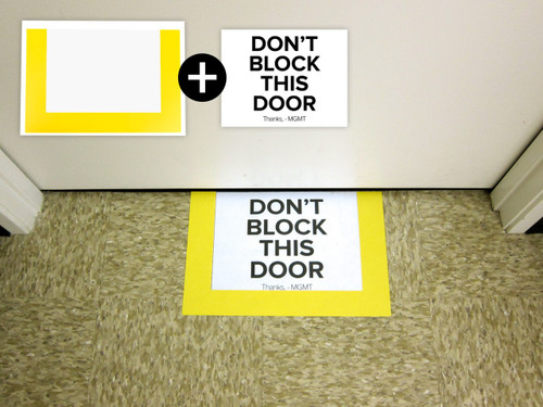 Industrial Clear Floor Frame - Edge