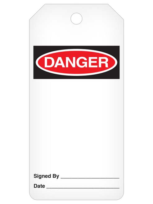 Danger (Blank) Tag Roll