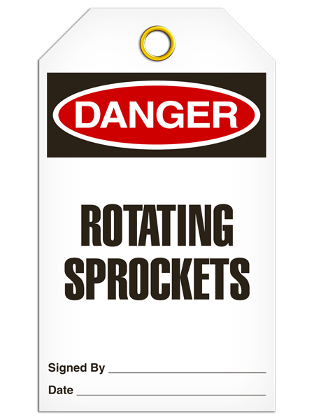 Danger Rotating Sproc Tags