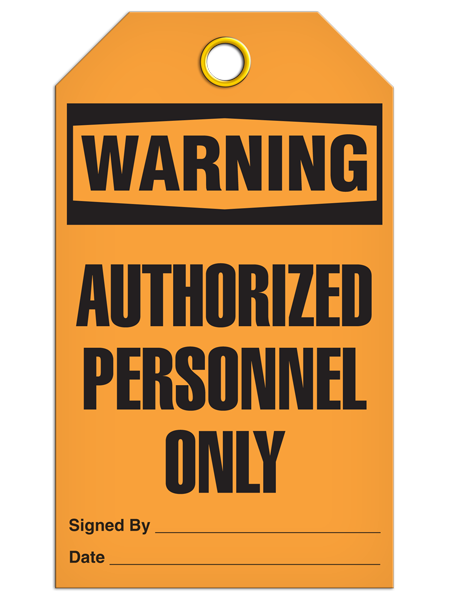 Warning Auth Person Tags