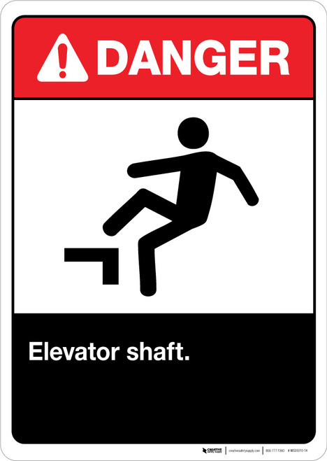 Danger Elevator Shaft