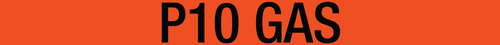 P10 Gas Pipe Label