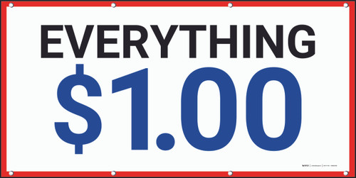 Everything 1 Dollar Banner