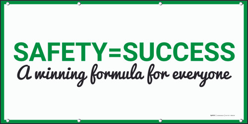Safety Success Winning Form Banner