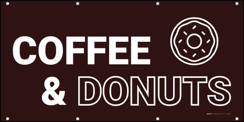 Coffee & Donuts Banner