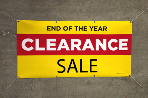 End Of The Year Clearance Banner